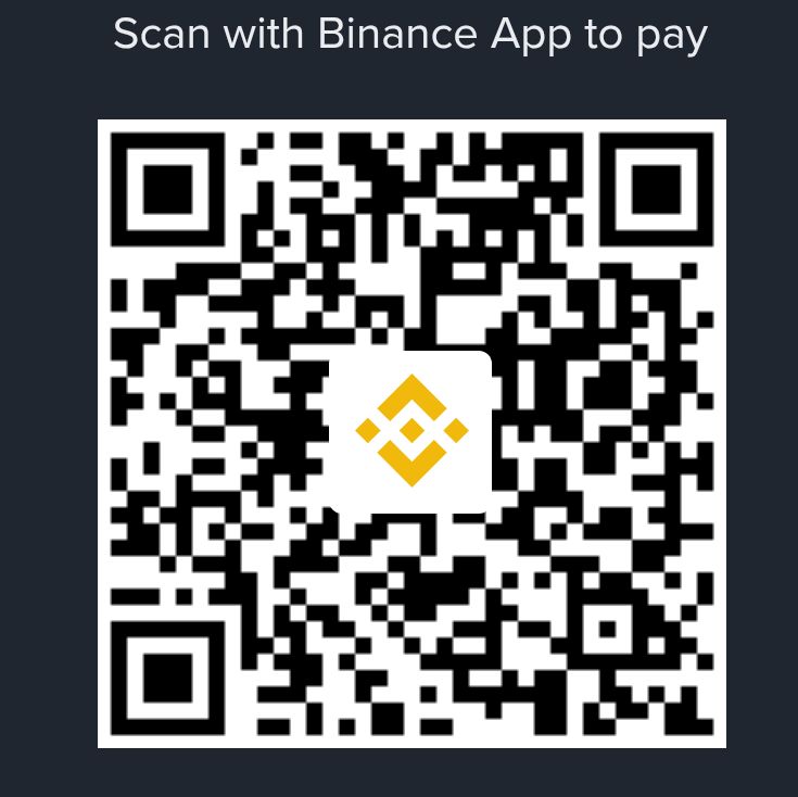 Binance Pay QR code for BizPilot Giveaway Token purchase